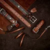 Hunter Cody 50 Cognac Mørkebrun hundehalsbånd - 37-43 cm