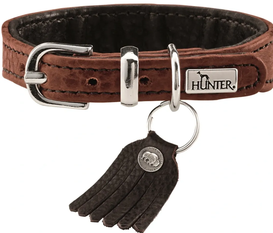 Hunter Cody Petit 30 Cognac Mørkebrun hundehalsbånd