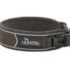 Hunter Divo Hundehalsbånd XL 55-65 Brun/Grå - justerbart hundehalsbånd (55-65 cm, B 5,5 cm