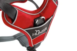 Hunter Divo hundesele L rød/grå just mave 72-100 cm - Kraftig støtte og komfort