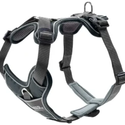 Hunter Divo hundesele L-XL grå/grå just mave 79-107 cm - Stabil kontrol og komfort