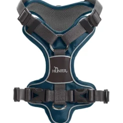 Hunter Divo hundesele L-XL petrol/grå just mave 79-107 cm - Ergonomisk komfort og refleks
