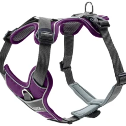Hunter Divo hundesele L-XL violet/grå just mave 79-107 cm - Ergonomisk komfort og refleks