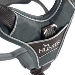Hunter Divo hundesele S grå/grå just mave 45-56 cm - Stabil kontrol og komfort