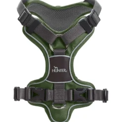 Hunter Divo hundesele S grøn/grå just mave 45-56 cm - Fleksibel kontrol og let komfort