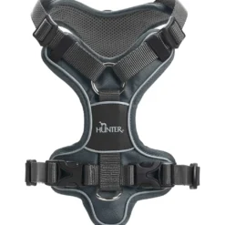 Hunter Divo hundesele XS grå/grå just mave 34-47 cm - Stabil kontrol og komfort