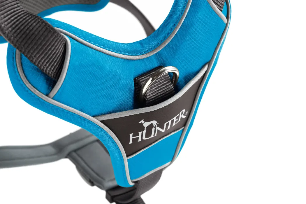 Hunter Divo hundesele XS lyseblå/grå just mave 34-47 cm - Let pasform og høj komfort