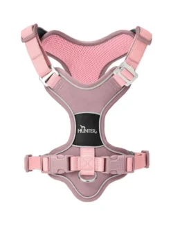 Hunter Divo Up hundesele L-XL lyserød just mave 79-107 cm - Stabil støtte og tryg kontrol