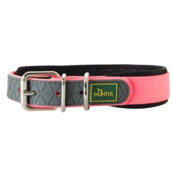 Hunter Halsbånd Convenience NeonPink 50 - 37-45 cm