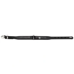 Hunter halsbånd diamond petit 24 sort - 17-21 cm