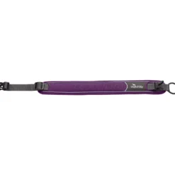 Hunter Halsbånd Divo M Violet/Grå - justerbart hundehalsbånd (35-45 cm, B 4,5 cm)