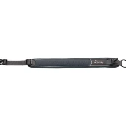 Hunter Halsbånd Divo XL Grå/Grå - justerbart hundehalsbånd (55-65 cm, B 5,5 cm)