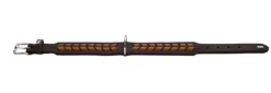 Hunter Halsbånd El Paso L Brun/Sort 65 - 50-56 cm