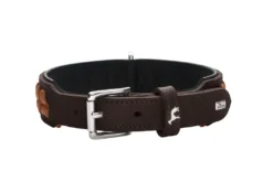 Hunter Halsbånd El Paso M-L Brun/Sort 60 - 46-52 cm