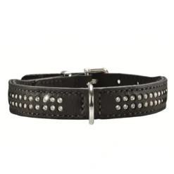 Hunter Halsbånd XL 32-38 cm Diamond Petit Sort