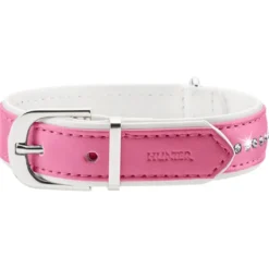 Hunter Halsbånd XS 17-20,5 cm Diamond Petit Pink