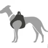 Hunter Hilo læder hundesele sort XXS/XS - hals 30-34 cm