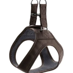 Hunter Hilo læder hundesele XXS-XS brun hals 30-34 cm - blød og let komfort