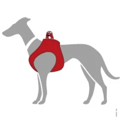 Hunter Hilo Læder Hundesele XXS/XS Rød
