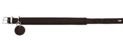 Hunter Larvik Comfort 40 Mørkebrun Hundehalsbånd - justerbart hundehalsbånd (28 - 34 cm, B