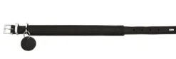 Hunter Larvik Comfort 45 Sort Hundehalsbånd - justerbart hundehalsbånd (30 - 38 cm, B 2,8