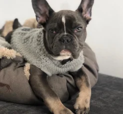 Hunter Malmø pullover strik grå str. 45