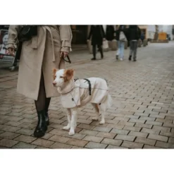 Hunter Nordby hundefrakke str 42,5 creme