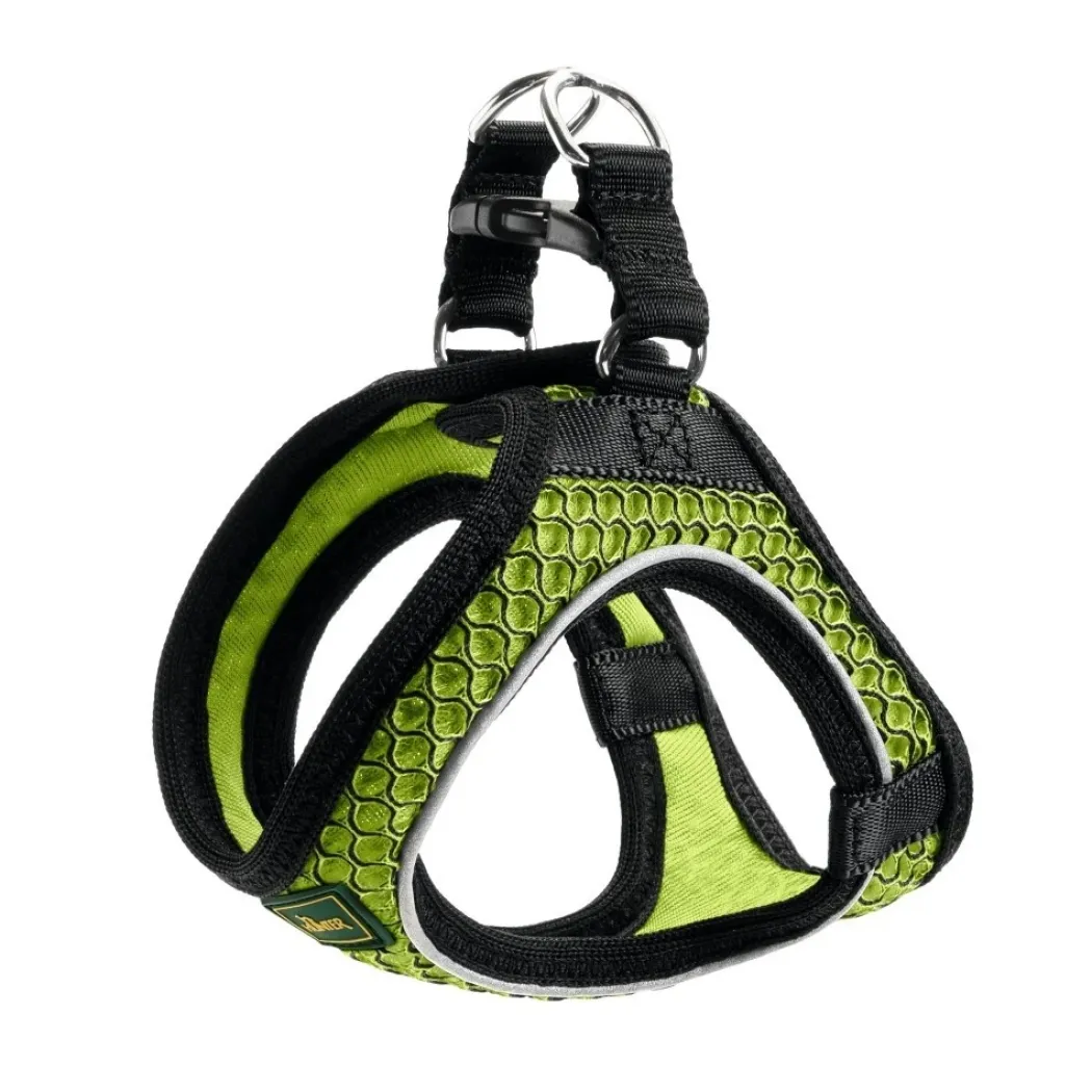 Hunter NY Hilo Comfort hundesele M lime mave/bryst 58-65 cm - Let komfort og stabil pasform