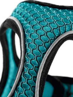 Hunter NY Hilo Comfort hundesele XS-S turkis mave/bryst 40-46 cm - Fleksibel komfort til små hunde