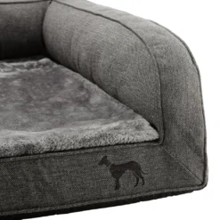 Hunter ortopædisk hundesofa Livingston Large 100 x 80 cm Antracit