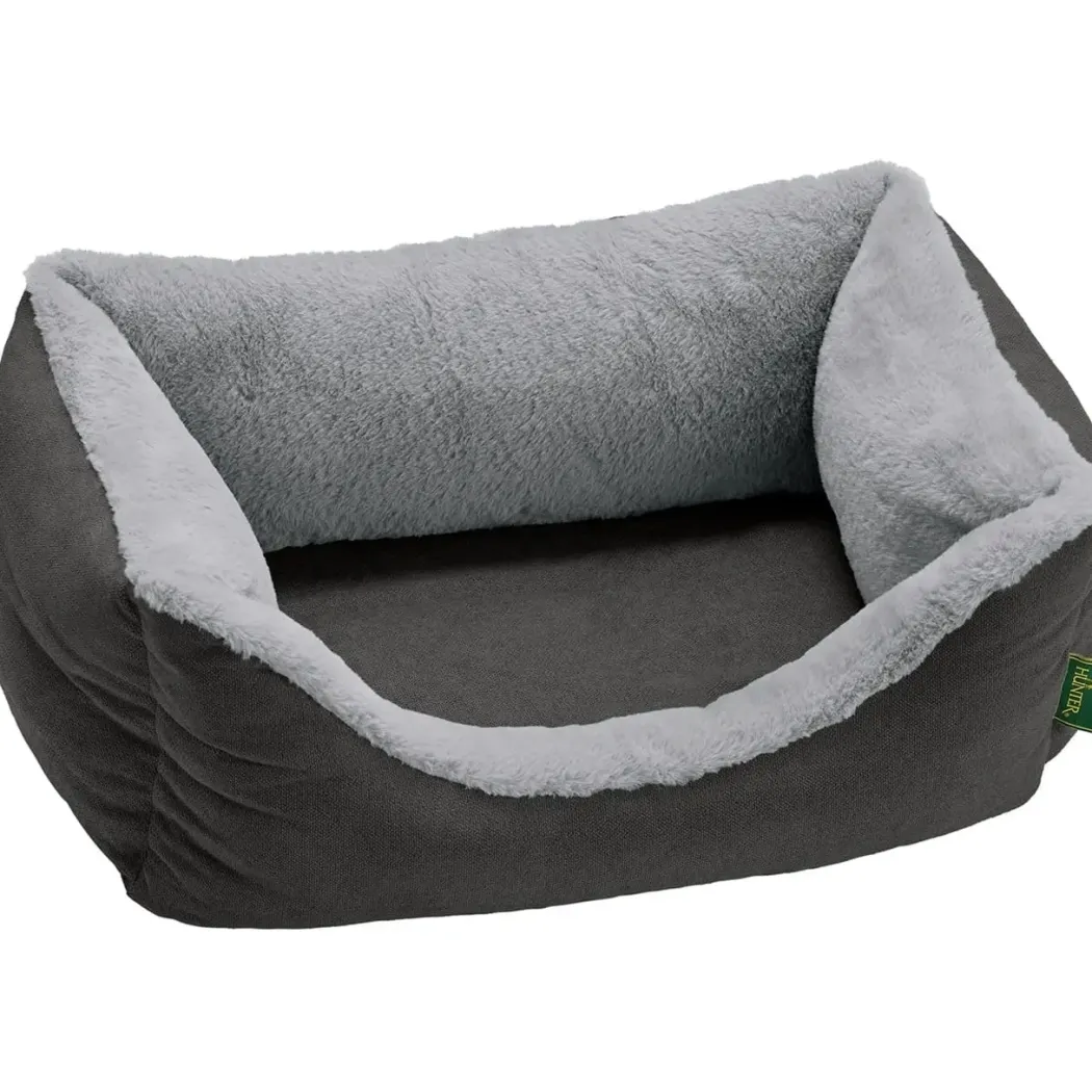 Hunter Ortopædisk Rockford hundeseng Medium 80x60 cm Grå