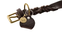 Hunter Sansibar Solid 60 Hundehalsbånd i læder - 48-54 cm
