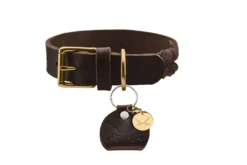 Hunter Sansibar Solid 60 Hundehalsbånd i læder - 48-54 cm