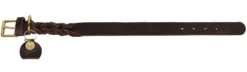 Hunter Sansibar Solid 60 Hundehalsbånd i læder - 48-54 cm