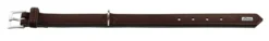 Hunter Softie hundehalsbånd 30 cm brun - 18-24 cm indstilling