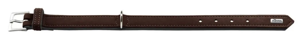 Hunter Softie hundehalsbånd 55 cm brun - 42-50 cm indstilling