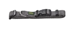 Hunter Vario Plus Halsbånd Grå XS 22-35 cm - Komfortabelt og justerbart hundehalsbånd