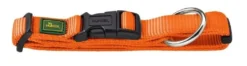 Hunter Vario Plus Halsbånd Orange L 40-63 cm - Komfortabelt og justerbart hundehalsbånd