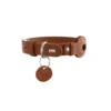 Hunter Viborg AirTag Halsbånd Cognac S-M 50 - Justerbar 37-43 cm