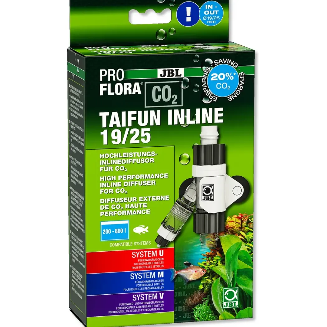 Jbl Proflora Taifun 19/25 Inline Diffusor CO2