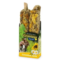 JR Farmys Gnaverstænger Grainless Solsikke og Kamille 140 g
