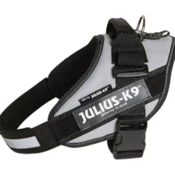 Julius K9 hundesele IDC sølvfarvet str 3