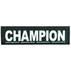 Julius K9 hundeskilt CHAMPION stor