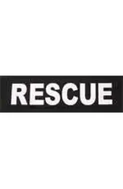 Julius K9 hundeskilt RESCUE lille