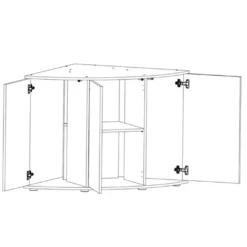 Juwel Akv. Bord/skab Sbx Trigon 190 Hvid