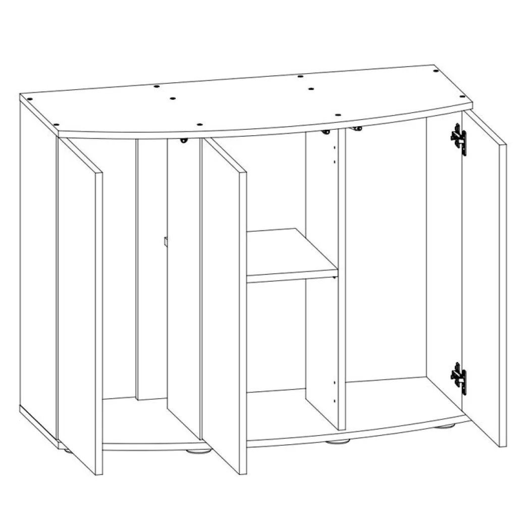 Juwel Akv. Bord/skab Sbx 450 151x61x80 cm Vision 450 Liter Sort