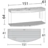 Juwel Aquarium VISION 450 LED Sort