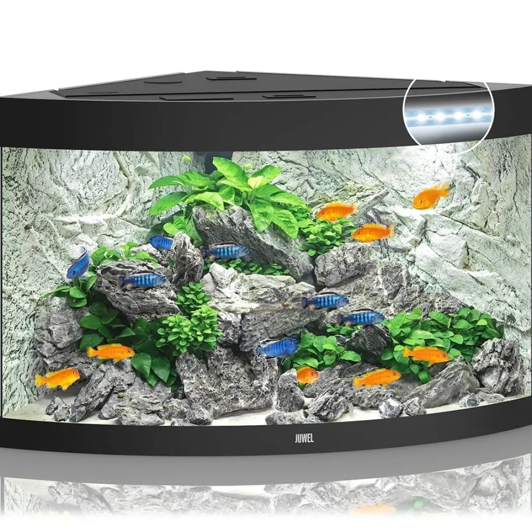 Juwel Trigon 190 LED Sort Aquarium