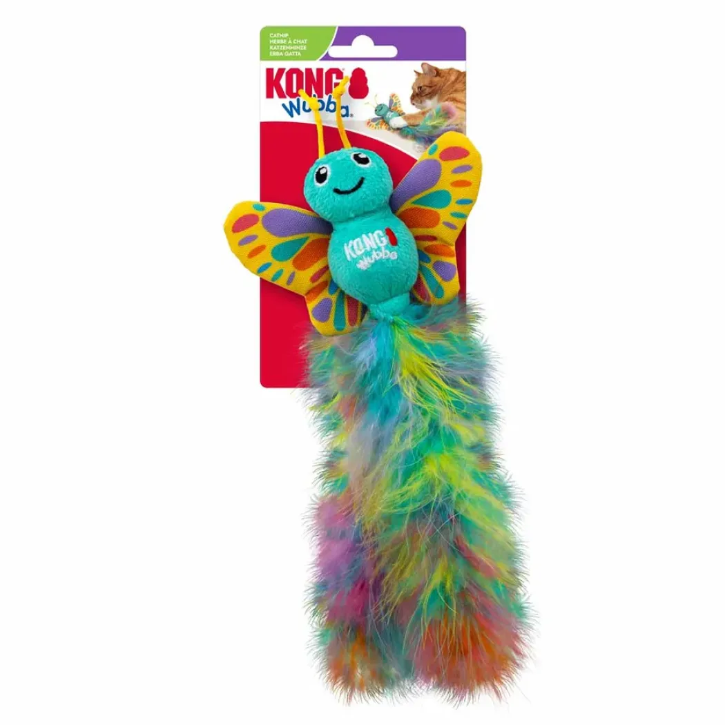 KONG Cat Wubba Butterfly kattelegetøj