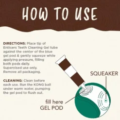 KONG Dental Ball gel refill 3 pack